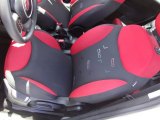 2014 Fiat 500L Pop Nero/Rosso (Black/Red) Interior