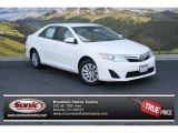 2014 Super White Toyota Camry LE #93156776