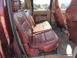2008 Ford F450 Super Duty King Ranch Crew Cab 4x4 Dually Rear Seat