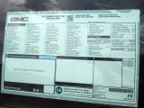 2015 GMC Sierra 3500HD Denali Crew Cab 4x4 Dual Rear Wheel Window Sticker
