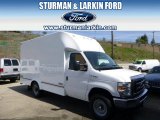 2012 Oxford White Ford E Series Cutaway E350 Commercial Utility Truck #93197550