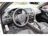 2014 BMW 6 Series 640i xDrive Coupe Black Interior