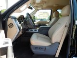 2015 Ford F350 Super Duty Lariat Crew Cab 4x4 Adobe Interior