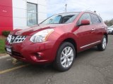 2011 Cayenne Red Nissan Rogue SV AWD #93197664