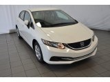 2014 White Orchid Pearl Honda Civic LX Coupe #93288895