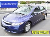 2011 Royal Blue Pearl Honda Civic DX-VP Sedan #93288975