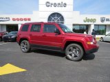 Deep Cherry Red Crystal Pearl Jeep Patriot in 2014