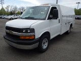 2014 Summit White Chevrolet Express Cutaway 3500 Utility Van #93337190