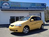 2005 Summer Yellow Chevrolet Aveo LS Hatchback #93383631