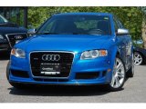 2007 Sprint Blue Pearl Effect Audi S4 4.2 quattro Sedan #9337437