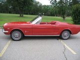 1965 Red Ford Mustang Convertible #93409710