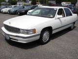 1996 White Cadillac DeVille Sedan #9329957