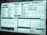 2015 GMC Sierra 3500HD Work Truck Crew Cab Dual Rear Wheel 4x4 Window Sticker