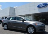 2014 Sterling Gray Ford Fusion Hybrid SE #93440393