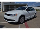 2014 Pure White Volkswagen Jetta S Sedan #93524235