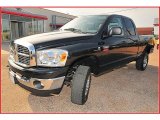 2008 Brilliant Black Crystal Pearl Dodge Ram 2500 Big Horn Quad Cab 4x4 #9333912