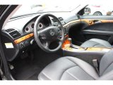 2008 Mercedes-Benz E 350 4Matic Sedan Black Interior