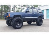 2000 Patriot Blue Pearl Jeep Cherokee Sport 4x4 #93566157