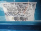 2014 Versa Note Color Code for Metallic Blue - Color Code: FAK