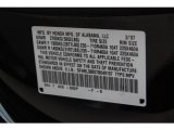 2007 Odyssey Color Code for Nighthawk Black Pearl - Color Code: B92P