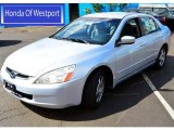 2005 Silver Frost Metallic Honda Accord Hybrid Sedan #93631764