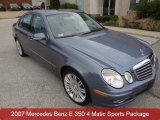 2007 Platinum Blue Metallic Mercedes-Benz E 350 4Matic Sedan #93631889