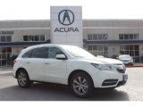 2014 White Diamond Pearl Acura MDX Advance #93631673