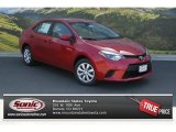 2014 Barcelona Red Metallic Toyota Corolla LE #93666735