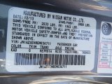2014 370Z Color Code for Gun Metallic - Color Code: KAD