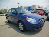 Dark Sapphire Blue Hyundai Accent in 2010