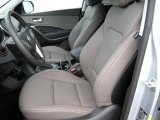 2014 Hyundai Santa Fe Limited Gray Interior