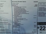 2014 Audi Q7 3.0 TDI quattro Window Sticker