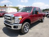 Ruby Red Ford F250 Super Duty in 2015