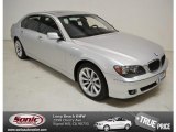 2008 Titanium Silver Metallic BMW 7 Series 750Li Sedan #93752612