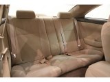 2007 Toyota Solara SE V6 Coupe Rear Seat