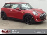 2014 Blazing Red Metallic Mini Cooper Hardtop #93793088