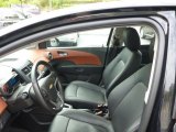 2013 Chevrolet Sonic LTZ Hatch Jet Black/Brick Interior