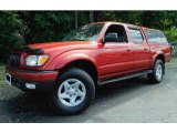 2002 Impulse Red Pearl Toyota Tacoma V6 PreRunner Double Cab #93857497