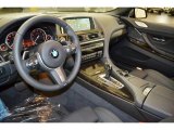 2015 BMW 6 Series 640i Gran Coupe Black Interior