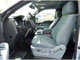 2014 Ford F150 XLT SuperCab Steel Grey Interior