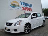 Fresh Powder White Nissan Sentra in 2008