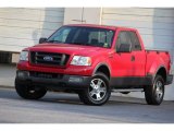 2005 Bright Red Ford F150 FX4 SuperCab 4x4 #93896850