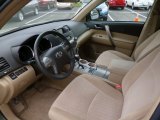 2008 Toyota Highlander Sport 4WD Sand Beige Interior
