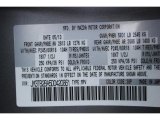 2013 CX-9 Color Code for Meteor Gray Mica - Color Code: 38P