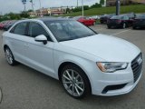 Glacier White Metallic Audi A3 in 2015