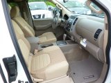 2014 Nissan Frontier SV King Cab 4x4 Beige Interior