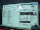 2014 Nissan Pathfinder SV Window Sticker