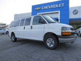 2014 Summit White Chevrolet Express 3500 Passenger Extended LT #93932197