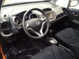 2011 Honda Fit Sport Navigation Sport Black Interior