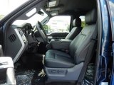 2015 Ford F250 Super Duty Lariat Crew Cab Black Interior